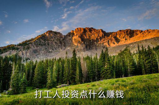 投什么賺錢(qián),打工人投資點(diǎn)什么賺錢(qián)