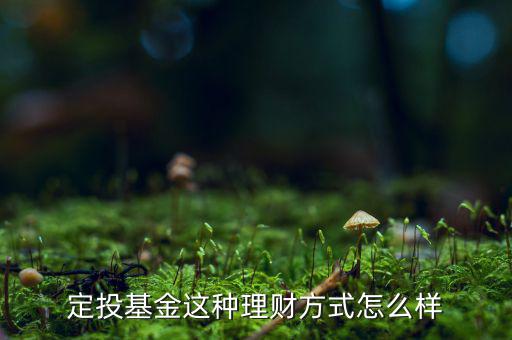 定投理財(cái)投資怎么樣,5年長(zhǎng)期的定投理財(cái)