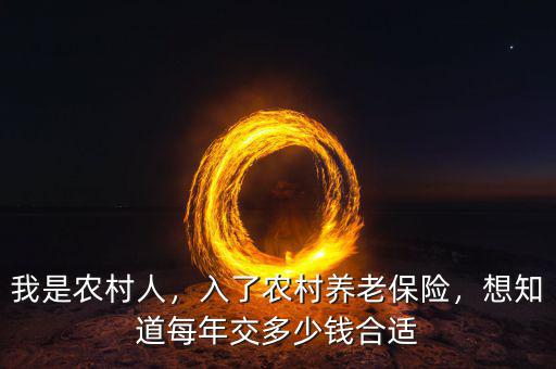 養(yǎng)老保險(xiǎn)交多少合適,農(nóng)民養(yǎng)老保險(xiǎn)交多少合適