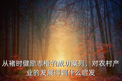 褚時健多少歲種橙,褚時健那么大年齡去種橙創(chuàng)業(yè)