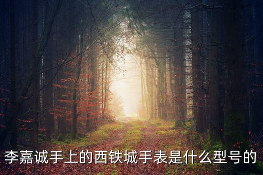 李嘉誠手上的西鐵城手表是什么型號(hào)的