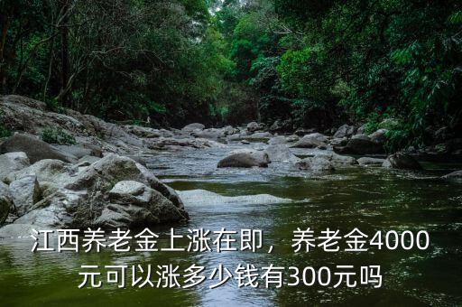 江西養(yǎng)老金上漲在即，養(yǎng)老金4000元可以漲多少錢有300元嗎