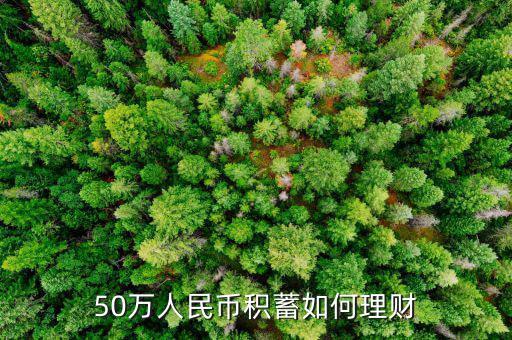 50萬元怎么理財,50萬怎么理財