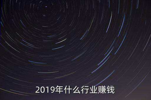 2019年什么行業(yè)賺錢