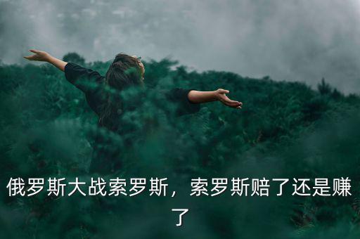 索羅斯薪水多少,索羅斯賠了還是賺了