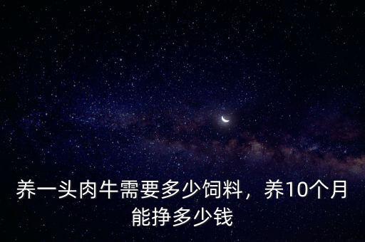 養(yǎng)一頭肉牛需要多少飼料，養(yǎng)10個月能掙多少錢