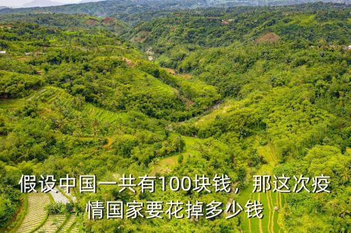 假設(shè)中國(guó)一共有100塊錢，那這次疫情國(guó)家要花掉多少錢