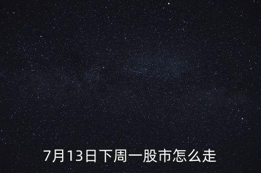 2015年7月股市多少點國家隊入,7月13日下周一股市怎么走