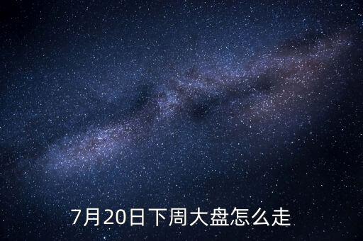 7月20日下周大盤怎么走