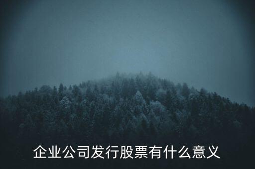 為什么發(fā)行股票,那為什么還要發(fā)行股票