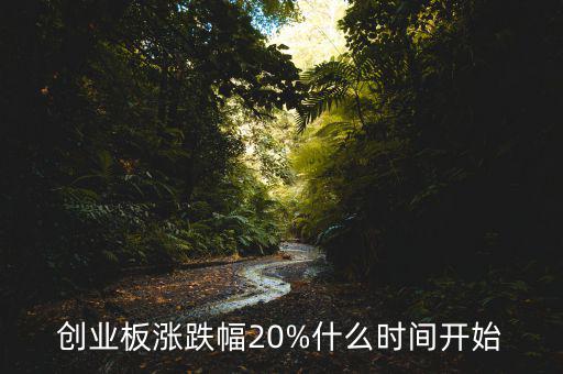 創(chuàng)業(yè)板漲跌幅20%什么時(shí)間開(kāi)始