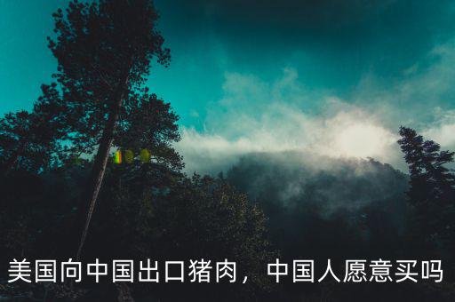 美國(guó)能出口中國(guó)什么,中國(guó)人愿意買(mǎi)嗎