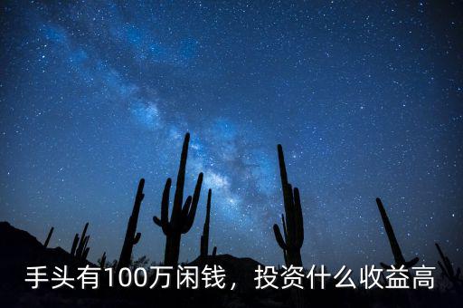 手頭有100萬閑錢，投資什么收益高