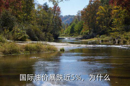 國際油價暴跌近5%，為什么