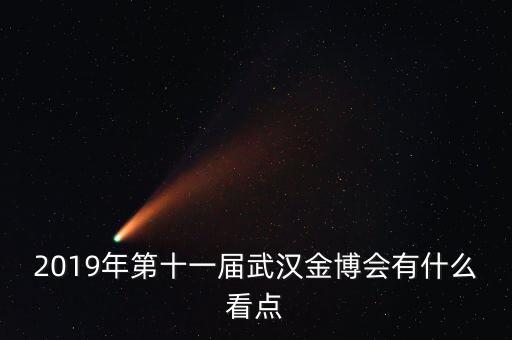 2019年第十一屆武漢金博會(huì)有什么看點(diǎn)