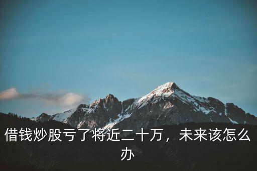 借錢炒股虧了將近二十萬，未來該怎么辦