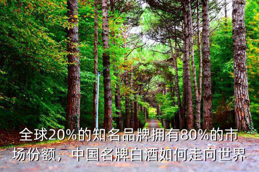 全球20%的知名品牌擁有80%的市場份額，中國名牌白酒如何走向世界