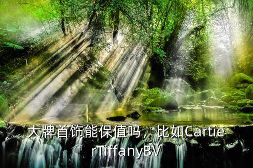 大牌首飾能保值嗎，比如CartierTiffanyBV