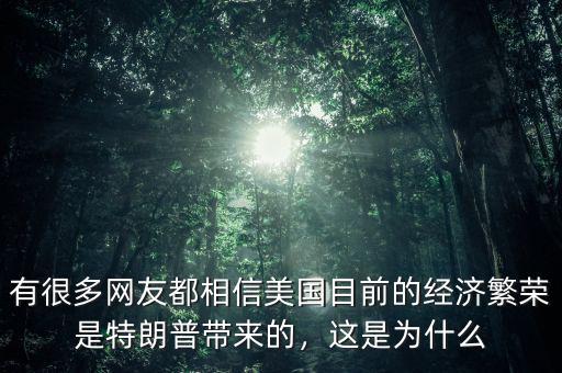 美國經(jīng)濟繁榮的原因是什么,是因為經(jīng)濟繁榮嗎