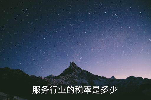 服務(wù)行業(yè)交什么稅，租賃服務(wù)業(yè)要交哪些稅