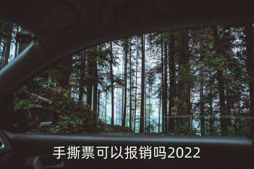 手撕票可以報銷嗎2022