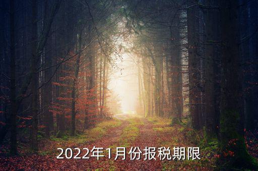 1月份報(bào)稅是什么時(shí)候止，2022年1月份報(bào)稅期限是什么時(shí)候