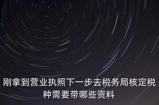 湖北國稅增加稅種需要帶什么資料，企業(yè)報稅種需要帶什么資料