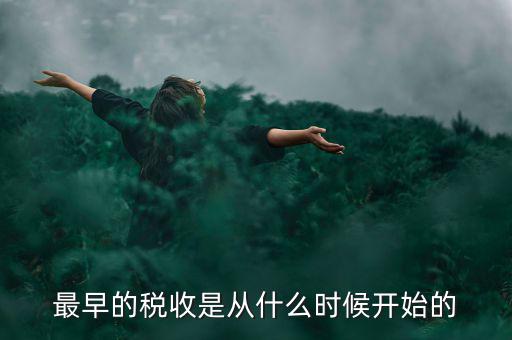 最早的稅收是從什么時(shí)候開(kāi)始的