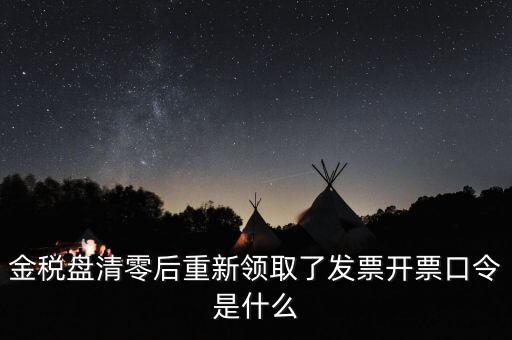 金稅盤密碼證書口令是什么意思，金稅盤清零后重新領(lǐng)取了發(fā)票開(kāi)票口令是什么