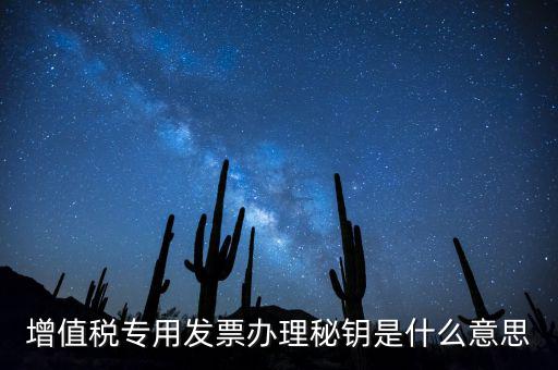 稅務密鑰是什么意思，增值稅專用發(fā)票辦理秘鑰是什么意思