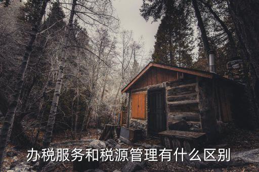 什么是辦稅服務(wù)廳，辦稅服務(wù)和稅源管理有什么區(qū)別