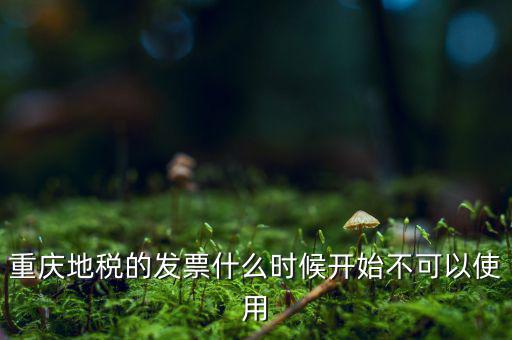 重慶地稅的發(fā)票什么時(shí)候開始不可以使用