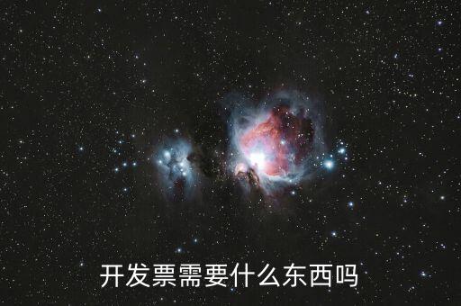 個人發(fā)票需要有什么，開發(fā)票需要什么東西嗎