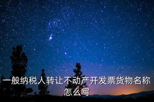 銷售不動產(chǎn)開票名稱寫什么，銷售不動產(chǎn)增值稅普通發(fā)票怎樣填寫