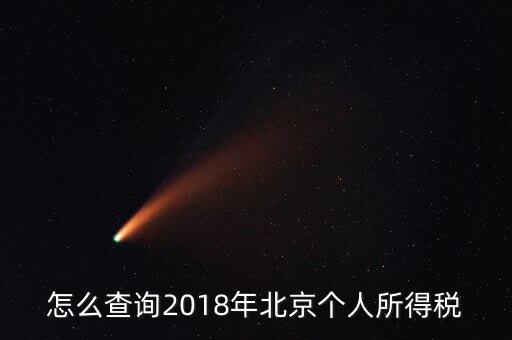 北京如何查納稅記錄，2018年北京個(gè)人所得稅繳納記錄查詢(xún)?nèi)绾尾?/></a></span><span id=