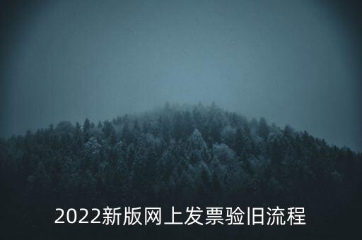 2022新版網(wǎng)上發(fā)票驗(yàn)舊流程