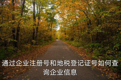 山東 如何查企業(yè)稅務(wù)信息，通過企業(yè)注冊號和地稅登記證號如何查詢企業(yè)信息