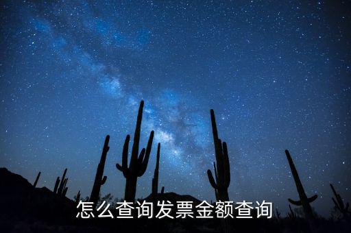 如何查詢發(fā)票額度嗎，怎么查詢發(fā)票金額查詢