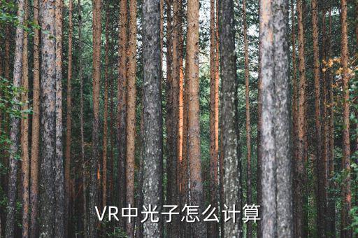 VR中光子怎么計(jì)算