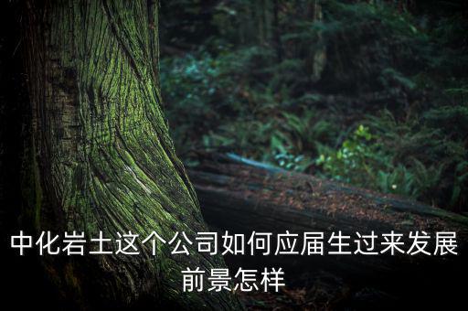 中化巖土這個公司如何應(yīng)屆生過來發(fā)展前景怎樣