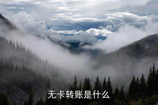 什么是無(wú)卡轉(zhuǎn)賬，什么叫無(wú)卡轉(zhuǎn)賬