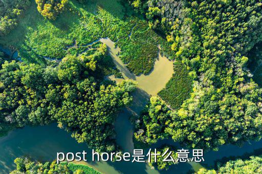 post horse是什么意思