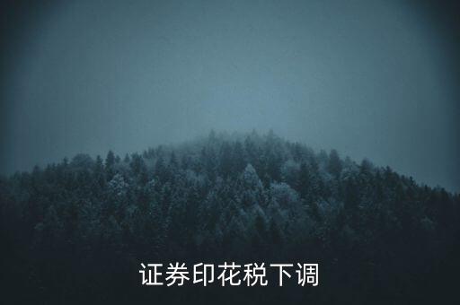 證券印花稅什么時(shí)候調(diào)整，印花稅何時(shí)調(diào)減