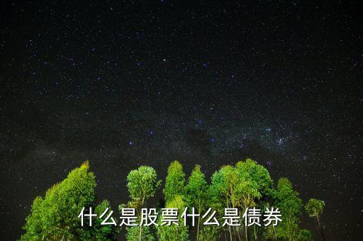 股票債券是什么意思，股票和債券是什么用通俗的語言解釋并各舉一個列子說明