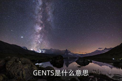 GENTS是什么意思