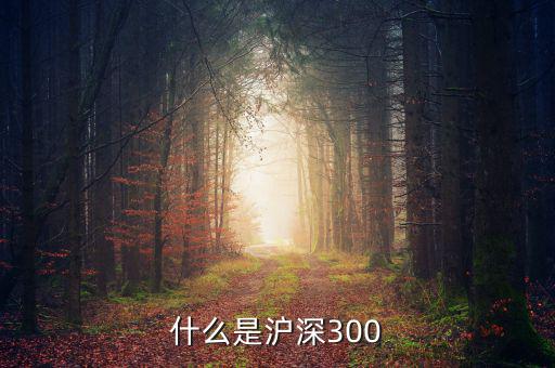 什么是滬深300