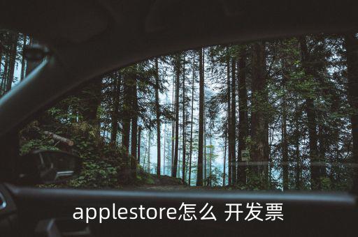 applestore怎么 開發(fā)票