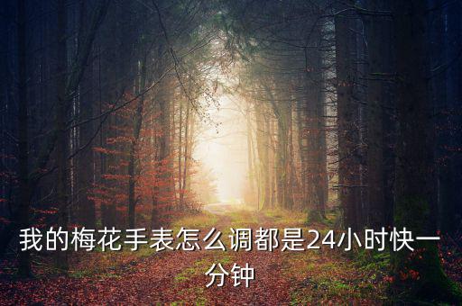 我的梅花手表怎么調(diào)都是24小時(shí)快一分鐘