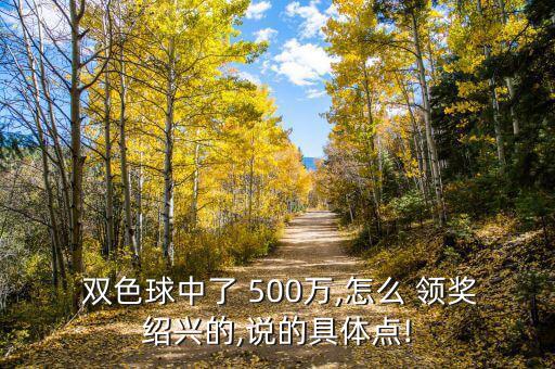 雙色球中500萬(wàn)怎么領(lǐng)獎(jiǎng),5000元以下可在對(duì)應(yīng)彩票站兌獎(jiǎng)