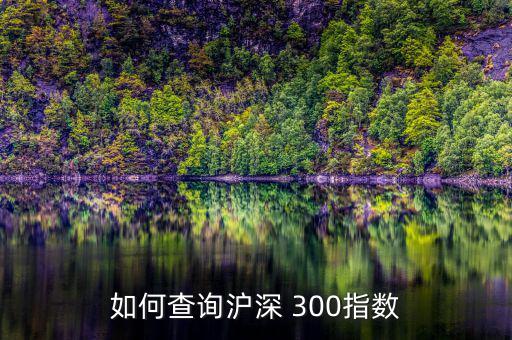 滬深300市盈率怎么查,中證300指數(shù)是否符合預(yù)期